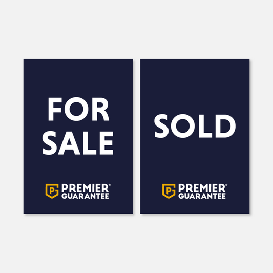 For Sale/Sold window stickers (5 of each)