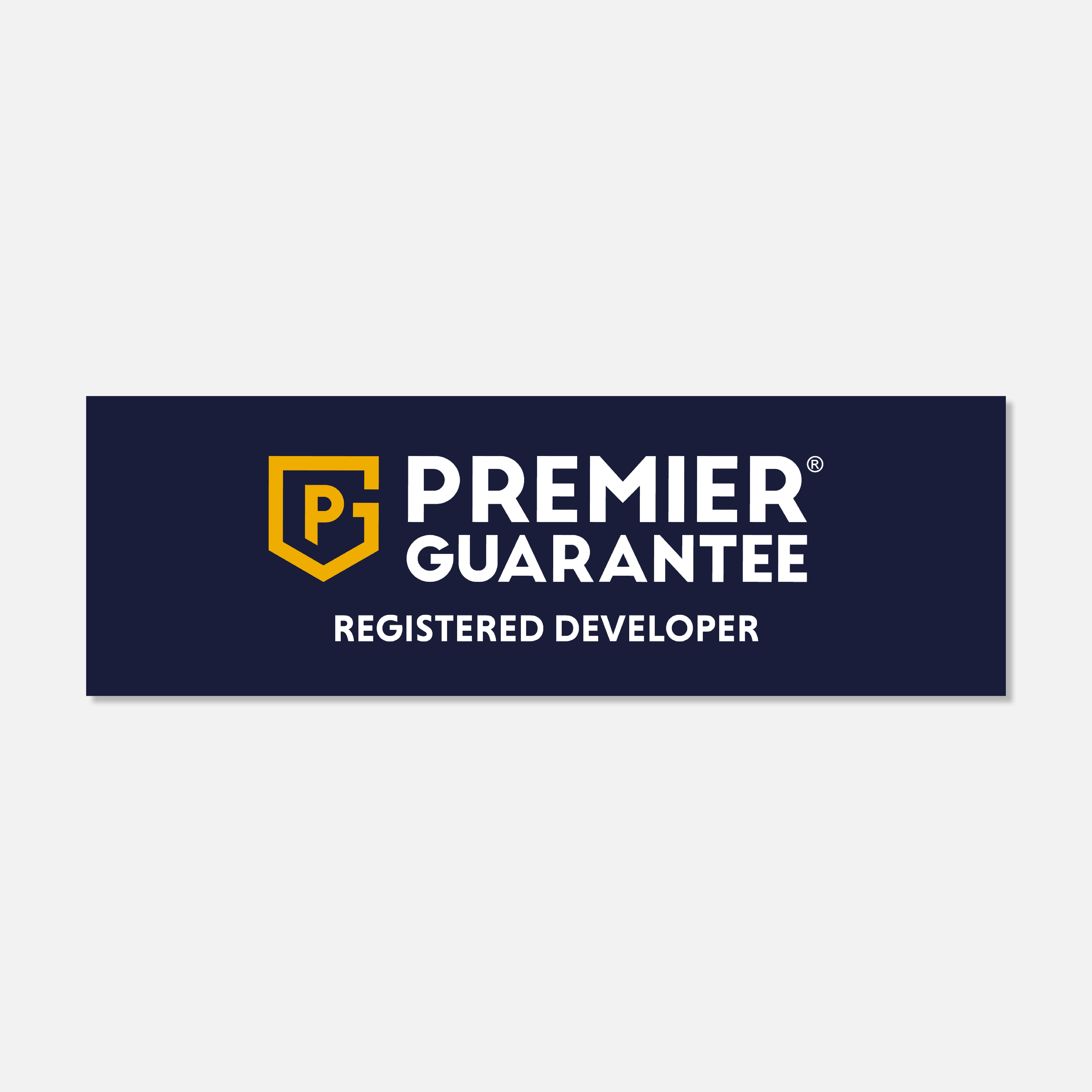 Premier Guarantee registered developer stickers (pack of 3) – Premier ...